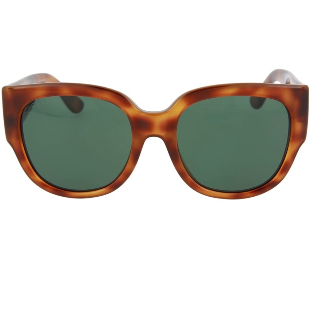 Gucci Sunglasses Havana Round Style Model GG0142SA 002 55
